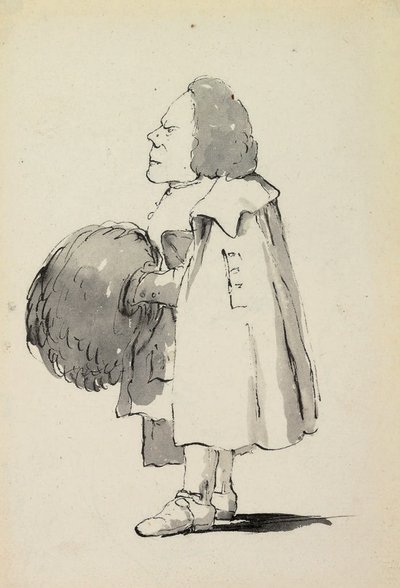 Karikatur eines kleinen Herrn von Giovanni Battista Tiepolo